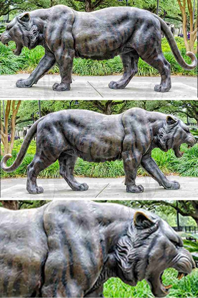 tiger garden statue